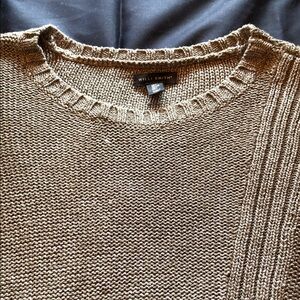 Willi Smith Green Metalic  Knit Sweater
